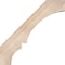 Ekena Millwork 5 1/2"W x 28"D x 28"H Balboa Smooth Knee Brace, Douglas Fir BRC06X28X28BOA00SDF - alternate 4